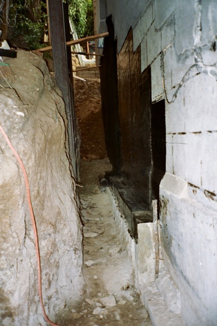 Foundation drainage | french drain