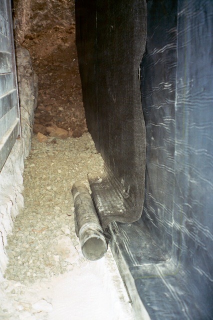 Foundation waterproofing drainage panel Foundation waterproofing drainage panels