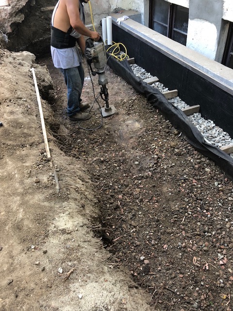 Extending Gravel Bed To Finish Grade