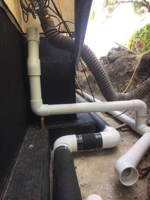 Foundation Drainage Change in Elevation