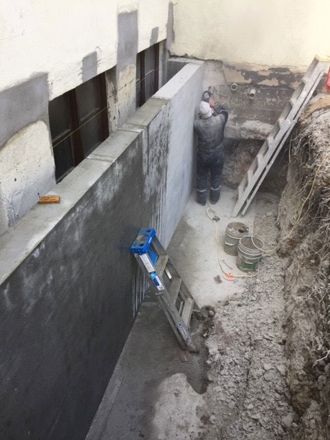 Light well foundation replacement”