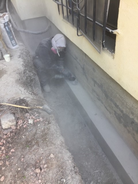 Power washing foundation