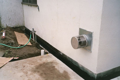 Foundation waterproofing components