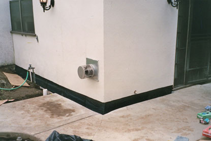 Monolithic membrane over foundation and sill plate