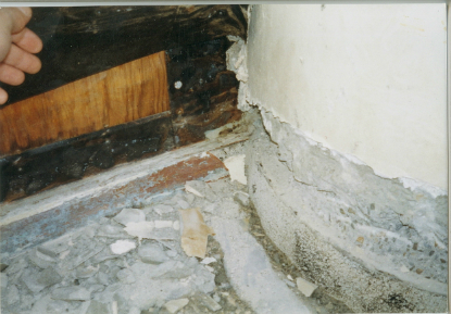 Invasive investigation to identify balcony leak source